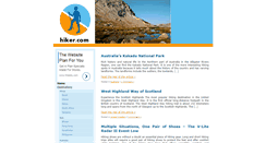 Desktop Screenshot of hiker.com