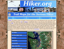 Tablet Screenshot of hiker.org